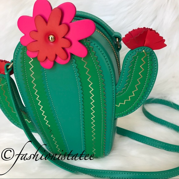 NWT KATE SPADE NEW HORIZONS CACTUS CROSSBODY BAG - Picture 4 of 8